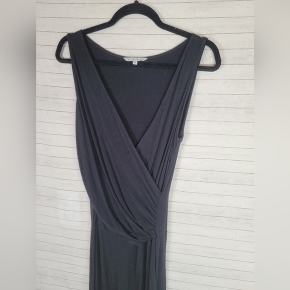 CAbi After Five Faux Wrap Dress in Black, sz Medium - Picture 3 of 13